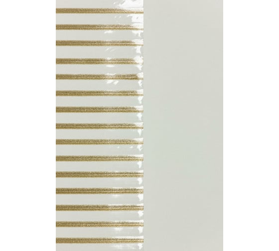 Шторка в ванную комнату Meiwa 182x182 см, Linea, золото 7173