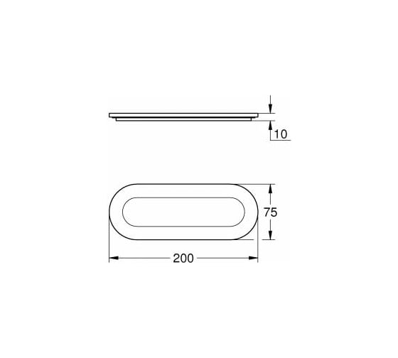 Мыльница без держателя Grohe Selection 41036000