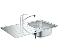 Набор: смеситель, мойка Grohe Eurosmart K200 31565SD1