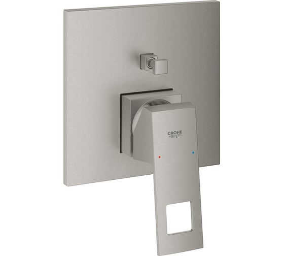 Смеситель для ванны GROHE Eurocube квдрат супер сталь 35600 24062DC0
