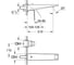 Настенный смеситель для раковины GROHE Allure Brilliant верхняя монтажная часть 19783A00 2