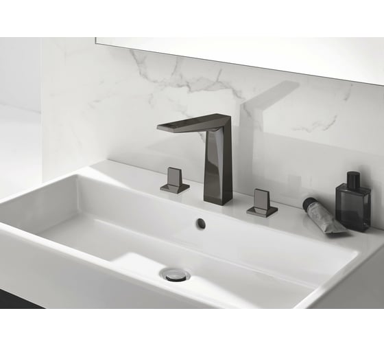 Смеситель для раковины GROHE Allure Brilliant на 3 отверстия, высокий излив 20344A00