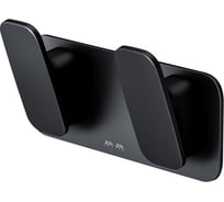 Двойной крючок для полотенец AM.PM Inspire 2.0 черный A50A35622