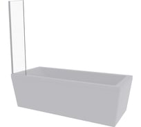 Шторка ROYAL ART 320x1400 мм, профиль полированный алюминий AR-3000