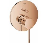Смеситель для ванны GROHE Essence однорычажный, круглая розетка, теплый закат глянец 24058DA1