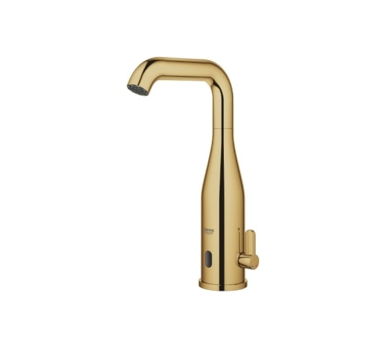 Бесконтактный смеситель для раковины GROHE Essence E от батареек, холодный рассвет глянец 36445GL0