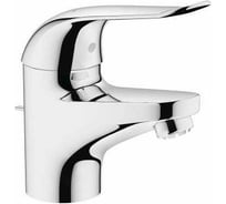 Смеситель для раковины GROHE Euroeco Speсial со сливным гарнитуром, длина рычага 120 мм 32764000