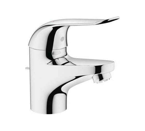 Смеситель для раковины GROHE Euroeco Speсial со сливным гарнитуром, длина рычага 120 мм 32764000