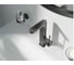 Смеситель для раковины GROHE Plus сливной гарнитур, поворотный излив, L-Size, темный графит матовый 23851AL3 5