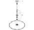 Верхний душ с потолочным кронштейном GROHE RSH 9.5 л/мин, темный графит матовый 26067AL0 3