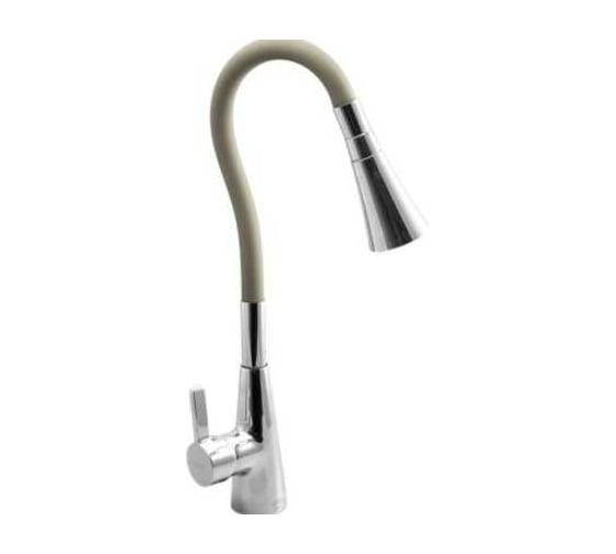 Смеситель для кухни OUTE с гибким изливом кофейный T9313B-6