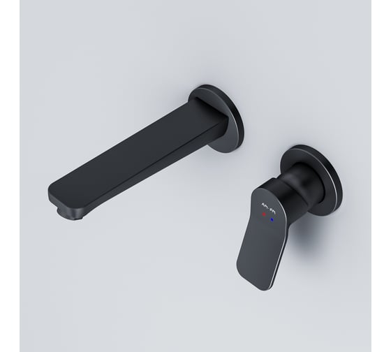 Смеситель для умывальника AM.PM X-Joy монтируемый в стену, чёрный F85A72622