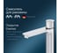 Смеситель для умывальника AM.PM X-Joy TouchReel высокий, хром F85A92500 2