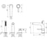 Смеситель на борт ванны Excellent Pi хром AREX.1233CR 6