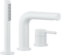 Смеситель на борт ванны Excellent Pi белый матовый AREX.1233WH