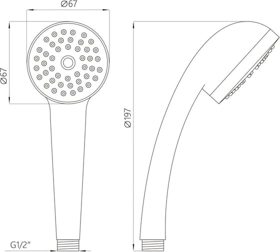 Лейка для душа AV Engineering AVSSS-019
