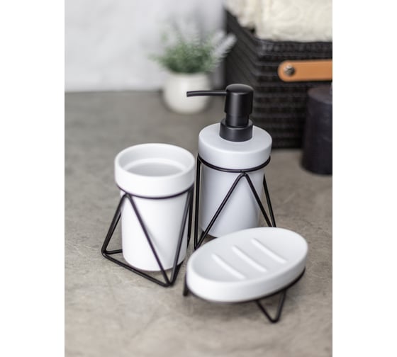 Дозатор для жидкого мыла Bath Plus Soporte 9,5x9,5x17,5 см W-CE2509BA-LD