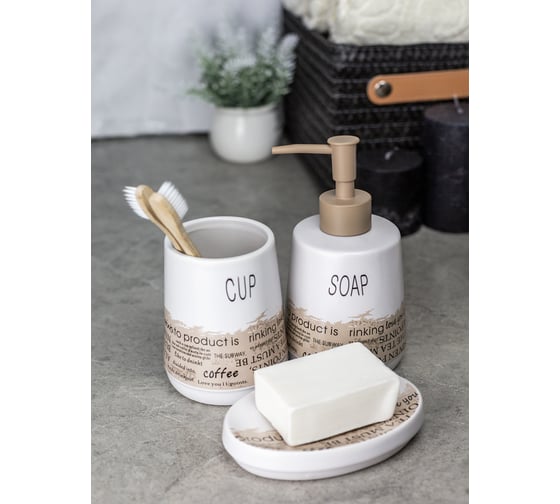 Дозатор для жидкого мыла Bath Plus Testi 8,3x16 см W-CE2367AA-LD