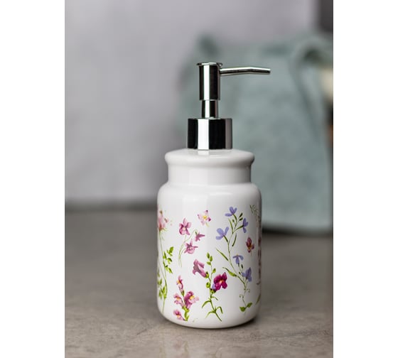 Дозатор для жидкого мыла Bath Plus Fiori 7,6x12,8x17,7 см W-CE2074AA-LD