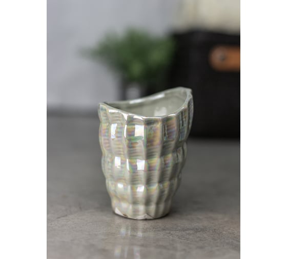 Стакан для зубных щеток Bath Plus Perlaceo 8,5x10,7 см W-CE2552CA-TB 1