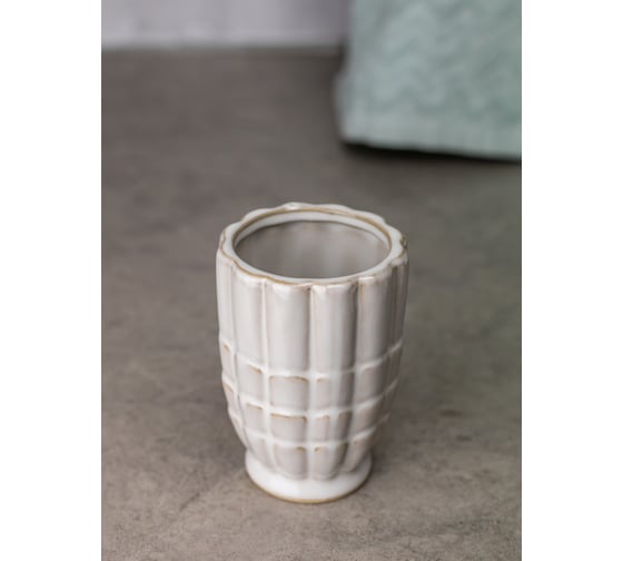 Стакан для зубных щеток Bath Plus Shell 7,6x11,1 см W-CE3027AA-TB