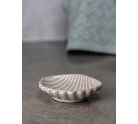 Мыльница Bath Plus Shell 11,5x9,8x2,7 см W-CE3027AA-SD