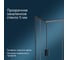 Душевое ограждение AM.PM Gem S 100x80 см, прямой, стекло прозрачное, профиль черный матовый, без поддона W93G-404-100280-BT 5