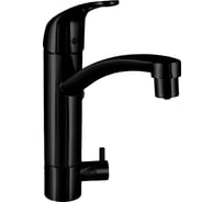 Смеситель для кухни  WISENT 4298 с подводкой питьевой воды (черный) W4298B