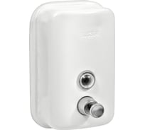 Дозатор для жидкого мыла Puff 8605W из нерж. стали , белый, 500 мл, порошковое окрашивание 1402.021