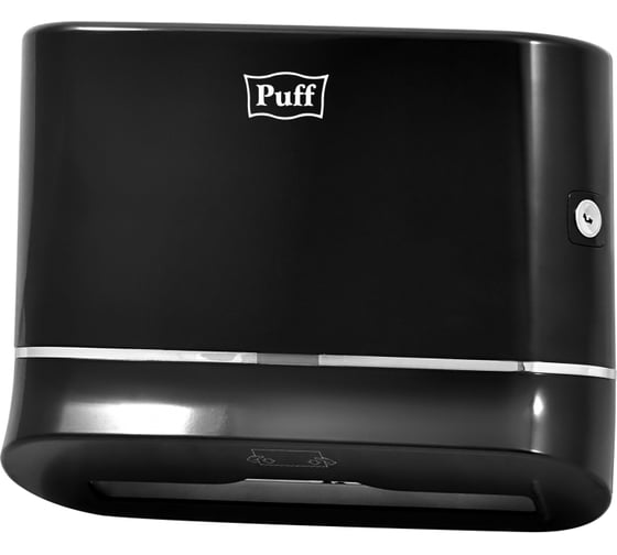 Диспенсер бумажных полотенец Puff 5135Bl, черный, ABS-пластик 1402.010