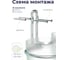 Держатель для туалетной бумаги FORA "fresh" с полкой для смартфона, хром FOR-FR002CR 3