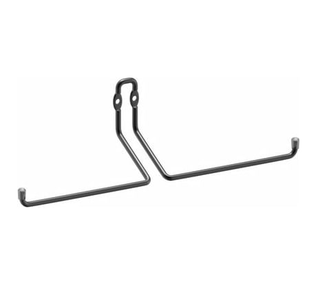 Держатель для двух рулонов туалетной бумаги FORA "fresh" черный FOR-FR017BL