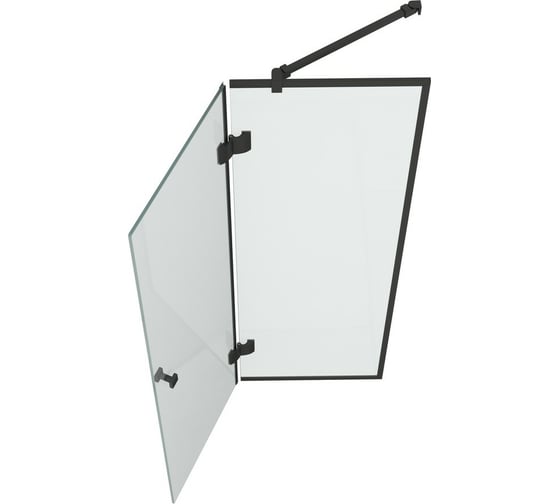 Стеклянная шторка на ванну D&K Matrix DG1109025