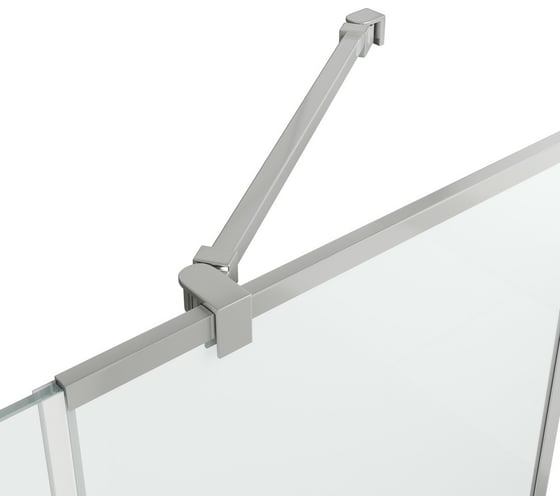 Стеклянная шторка на ванну D&K Matrix DG1109001