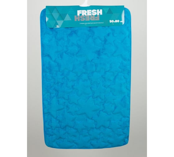 Коврик в ванную комнату Dasch 50x80см Fresh Звезды голубой 7093