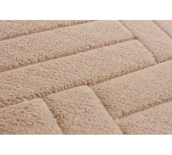 Коврик в ванную комнату Dasch 50x80см Fresh Паркет бежевый 7091