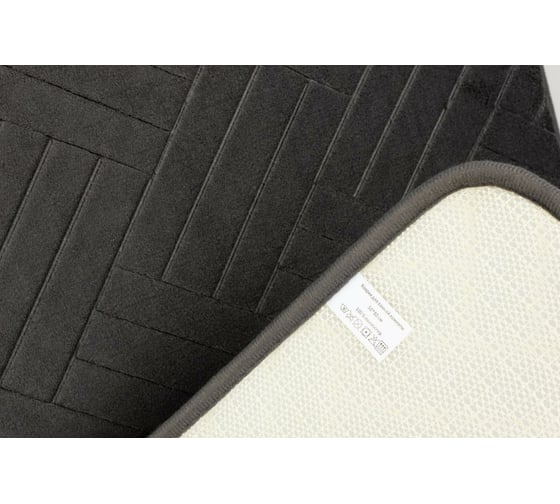 Коврик в ванную комнату Dasch 50x80см Fresh Паркет серо-коричневый 7092