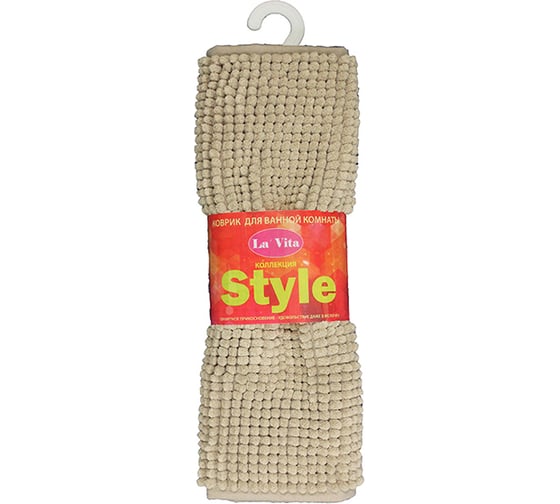 Коврик в ванную комнату Dasch La Vita Style 40x60 серый 4919