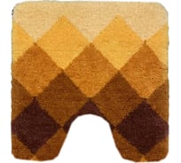 Коврик в туалет Dasch 55/55 Мартина коричневый арт. HY-C19003 7786