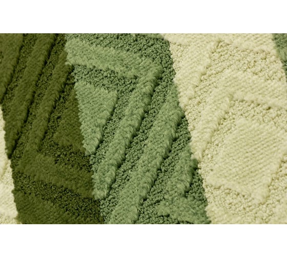 Комплект в ванную комнату коврик Dasch 50x70см + коврик 40x50см Бенито зеленый 10304