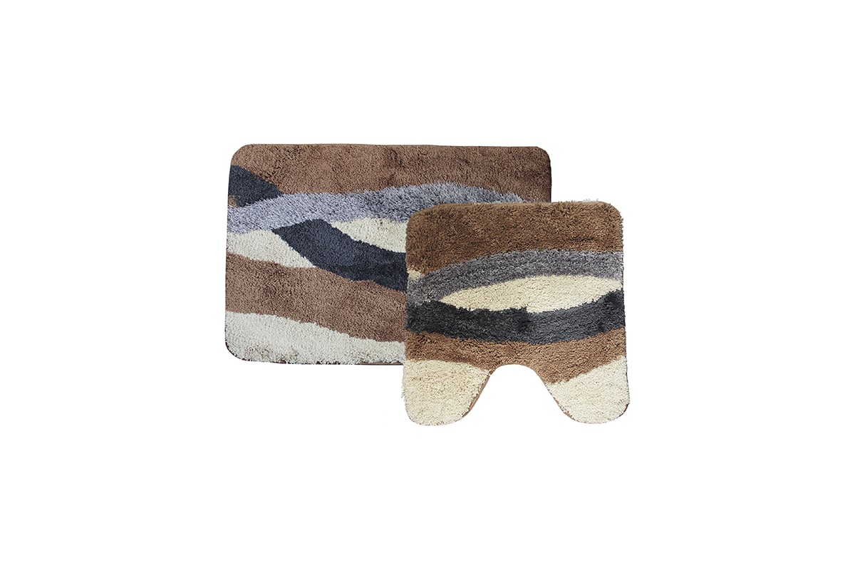 Комплект в ванную комнату коврик Dasch 50x80см + коврик 55x55см Альбина ...