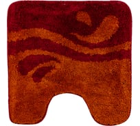 Комплект в ванную комнату коврик Dasch 50x80см + коврик 55x55см Симона терракотовый 4531