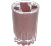Стакан для зубных щеток Ladina Pitta цвет розовый, акрил 500503-2