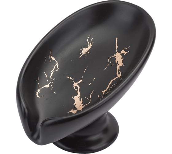 Мыльница PERFECTO LINEA Elegance черная 35-113891