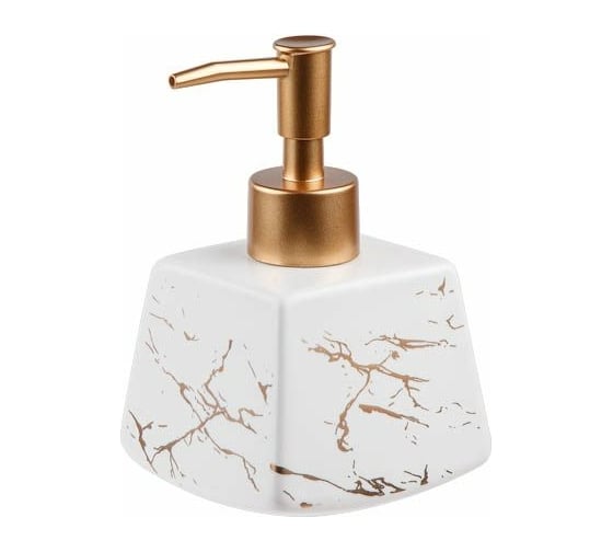 Дозатор для жидкого мыла белый PERFECTO LINEA Elegance 35-185132 1