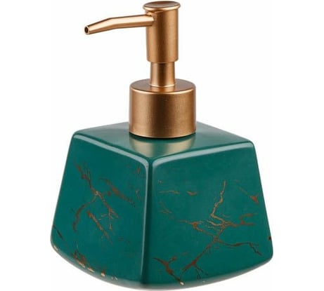 Дозатор для жидкого мыла зеленый PERFECTO LINEA Elegance 35-185130