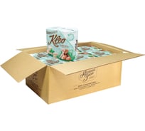 Туалетная бумага KLEO 3-сл 4 рул/уп 18 мята белая Г-С93н