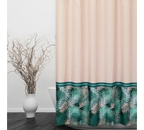 Шторка для ванной комнаты Dasch 180x180 Папоротник 10095