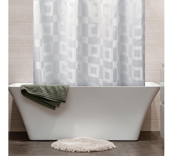 Шторка в ванную комнату Dasch 180x200 Queen белый 10520 1