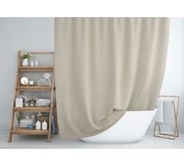 Шторка для ванной комнаты Dasch 180x200 Линии бежевый 7124